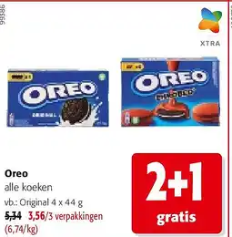 Colruyt Oreo Original 4 x 44 g aanbieding