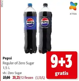 Colruyt Pepsi Zero Sugar aanbieding