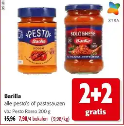 Colruyt Barilla Pesto Rosso 200 g aanbieding