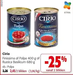 Colruyt Cirio Polpa aanbieding