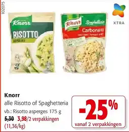 Colruyt Knorr Risotto asperges 175 g aanbieding