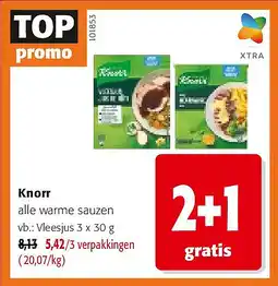 Colruyt Knorr Vleesjus 3 x 30 g aanbieding