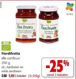 Colruyt Fiordifrutta Aardbeien en wilde aardbeien aanbieding