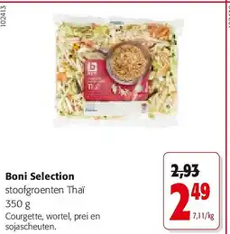 Colruyt Boni Selection stoofgroenten Thaï 350 g aanbieding
