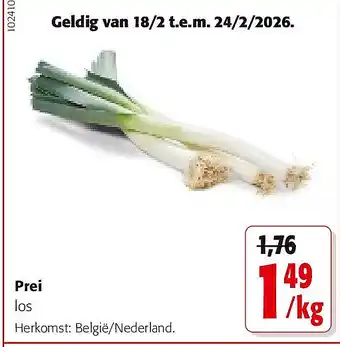 Colruyt Prei aanbieding