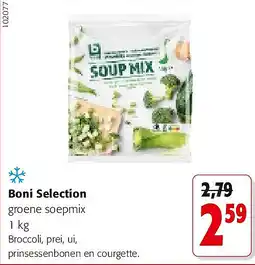 Colruyt Boni Selection groene soepmix 1 kg aanbieding