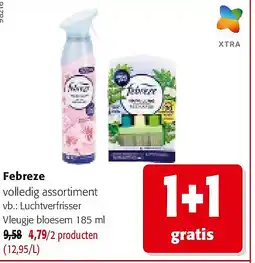 Colruyt Febreze Luchtverfrisser Vleugje bloesem 185 ml aanbieding