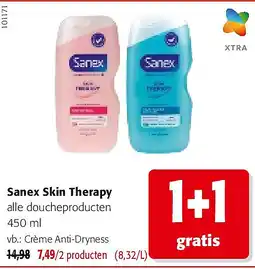 Colruyt Sanex Skin Therapy Crème Anti-Dryness aanbieding