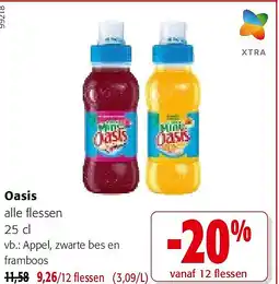 Colruyt Oasis Appel, zwarte bes en framboos aanbieding