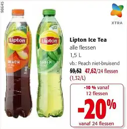 Colruyt Lipton Ice Tea Peach niet-bruisend aanbieding
