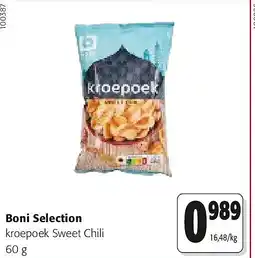 Colruyt Boni Selection kroepoek Sweet Chili 60 g aanbieding