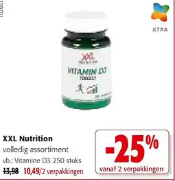 Colruyt XXL Nutrition Vitamine D3 250 stuks aanbieding