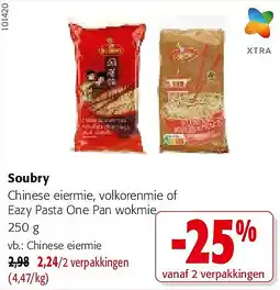 Colruyt Soubry Chinese eiermie aanbieding