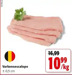 Colruyt Varkensescalope aanbieding