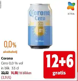 Colruyt Corona Cero 0,0 % vol aanbieding