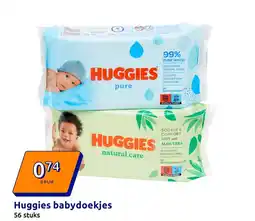 Action Huggies babydoekjes aanbieding