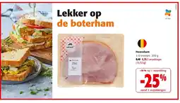 Colruyt Hoeveham ± 6 sneetjes 200 g aanbieding