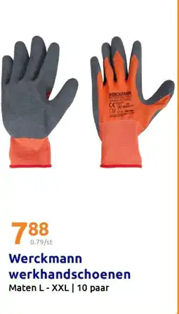Action Werckmann werkhandschoenen aanbieding