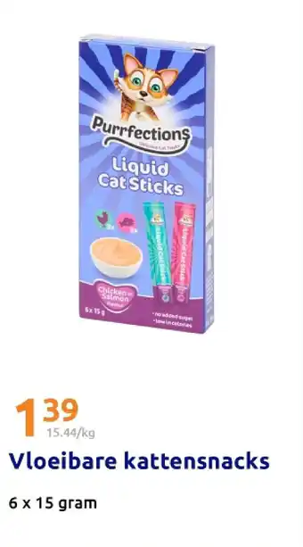 Action Vloeibare kattensnacks aanbieding