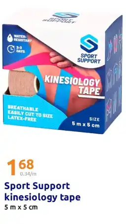 Action Sport Support kinesiology tape aanbieding