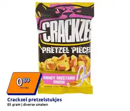 Action Crackzel pretzelstukjes aanbieding