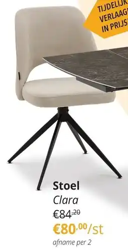 YGO Stoel Clara aanbieding