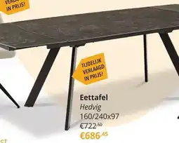 YGO Eettafel Hedvig aanbieding