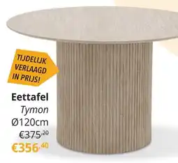 YGO Eettafel Tymon aanbieding