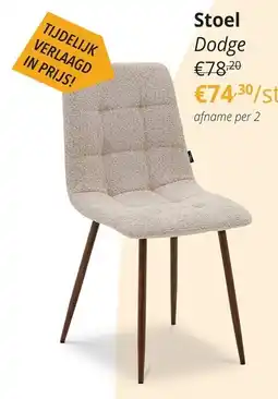 YGO Stoel Dodge aanbieding