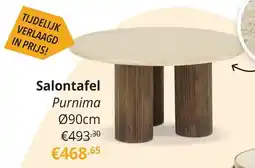 YGO Salontafel Purnima aanbieding