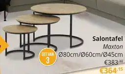 YGO Salontafel Maxton aanbieding