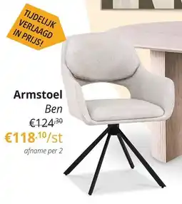 YGO Armstoel Ben aanbieding