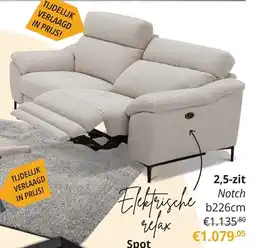 YGO 2,5 Zit Notch aanbieding