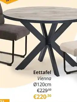YGO Eettafel Vienna aanbieding