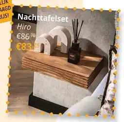 YGO Nachttafelset Hiro aanbieding