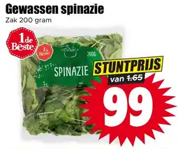 Dirk NL Gewassen Spinazie aanbieding