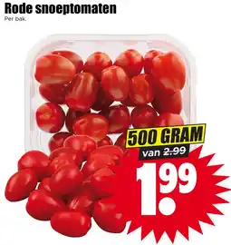 Dirk Rode snoeptomaten aanbieding