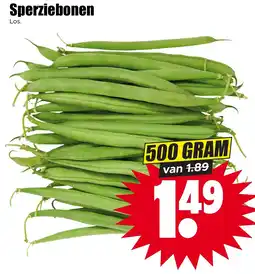 Dirk Sperziebonen aanbieding