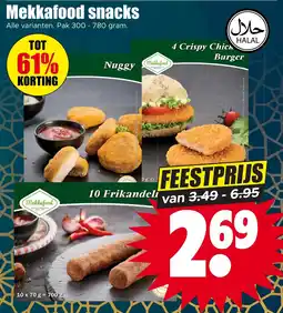 Dirk Mekkafood snacks aanbieding