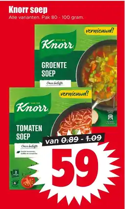 Dirk Knorr Soep aanbieding