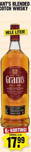 Dirk NL Grant's Blended Scotch Whisky aanbieding