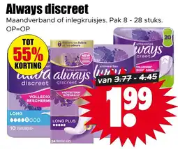 Dirk Always discreet aanbieding