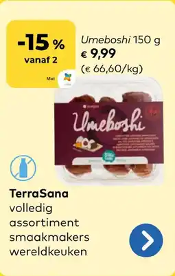 Bio Planet TerraSana Umeboshi aanbieding