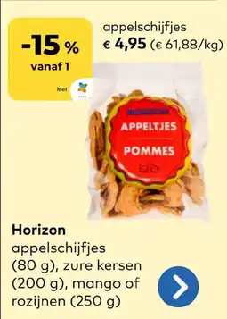 Bio Planet Horizon Appelschijfjes aanbieding