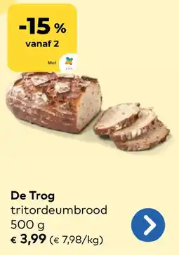 Bio Planet De Trog Tritordeumbrood aanbieding