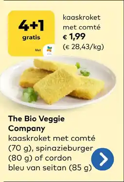Bio Planet The Bio Veggie Company Kaaskroket met Comté aanbieding