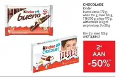 Alvo Kinder chocolade aanbieding