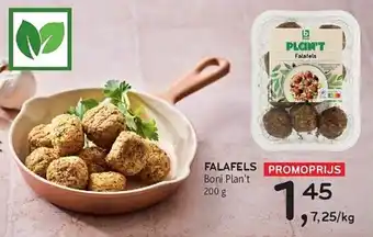 Alvo Falafels boni plan't aanbieding