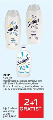 Alvo Zeep sunlight aanbieding