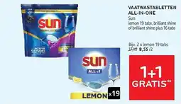 Alvo Sun vaatwastabletten all-in-one aanbieding